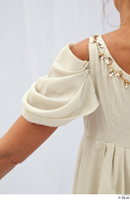  Photo Woman in historical Wedding dress 1 Historical Clothing Wedding dress arm beige hand 0003.jpg